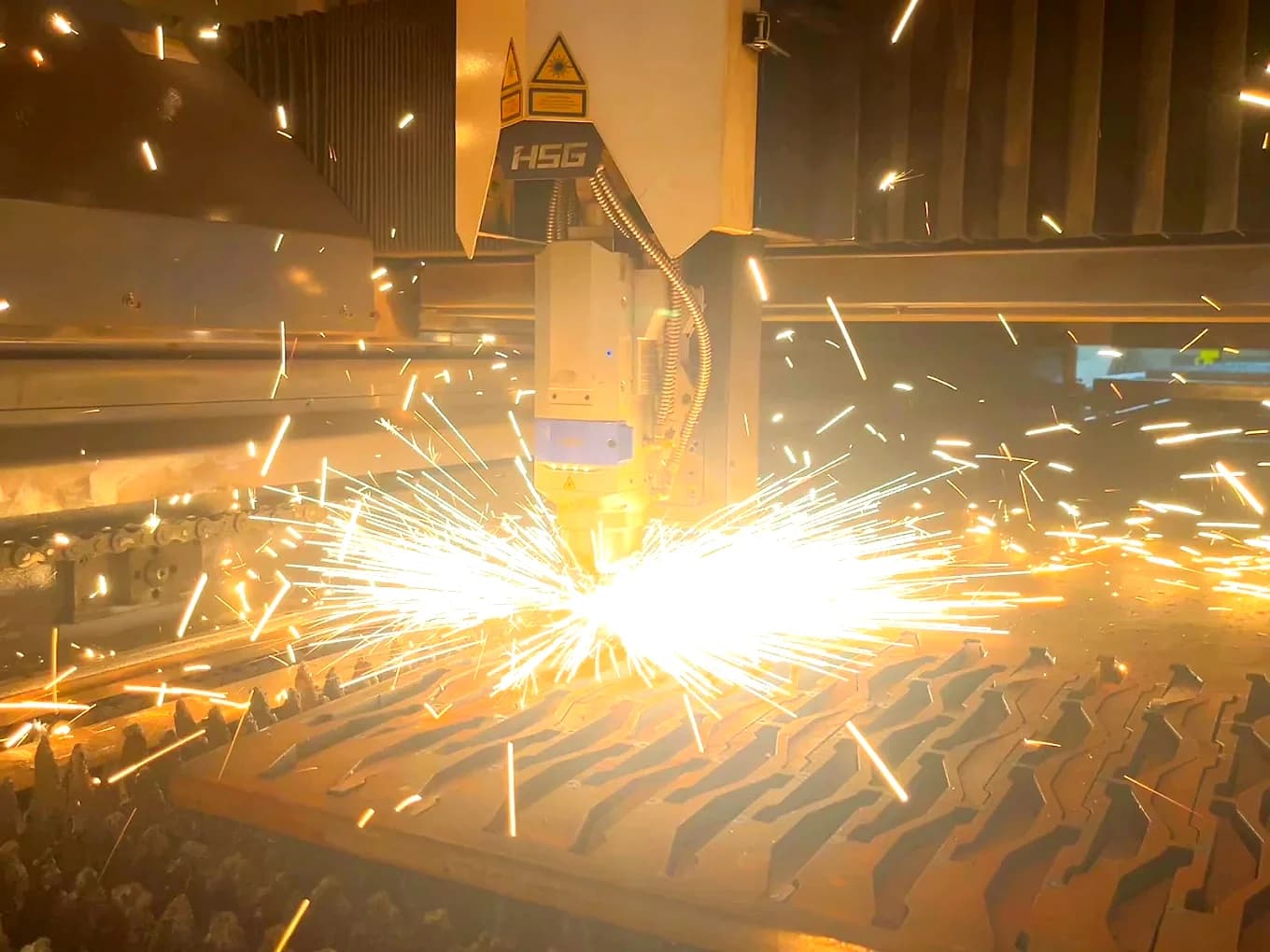CNC Laser Cutting — 12 kW fibre · 2000 × 4000 mm