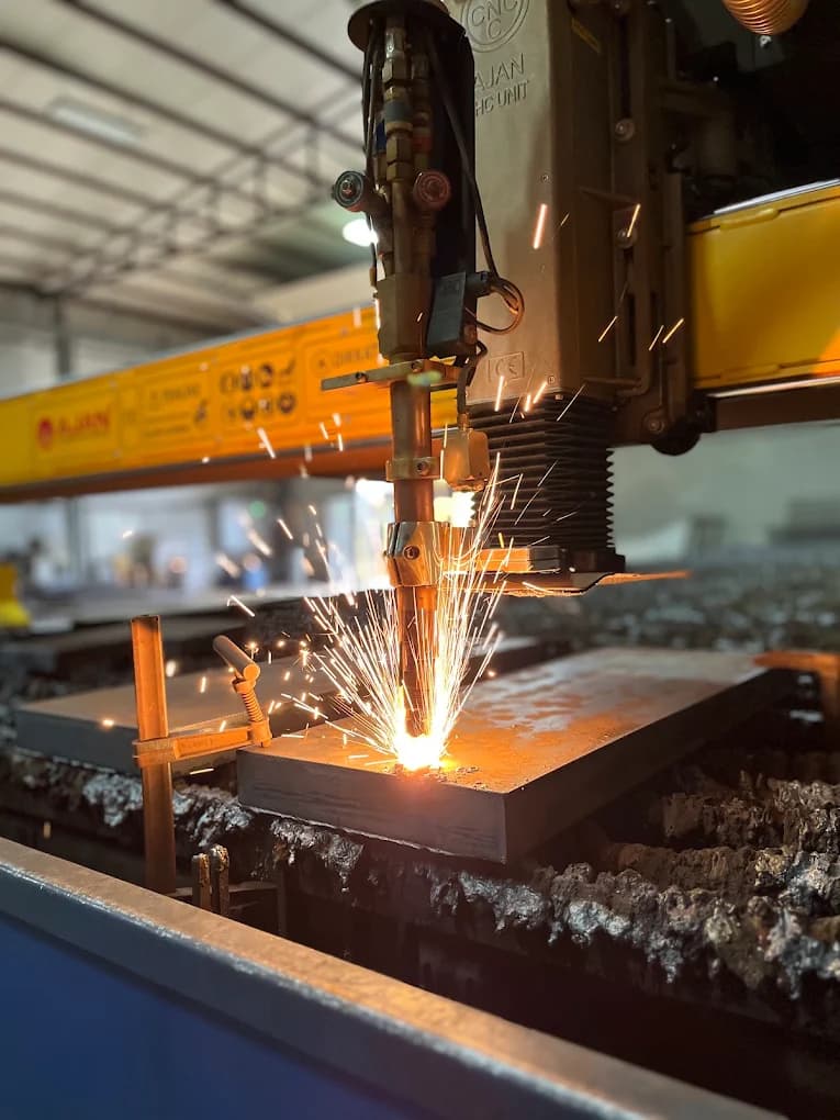 CNC Plasma and Oxyfuel Cutting — 3000 × 12000 mm table · up to 100 mm